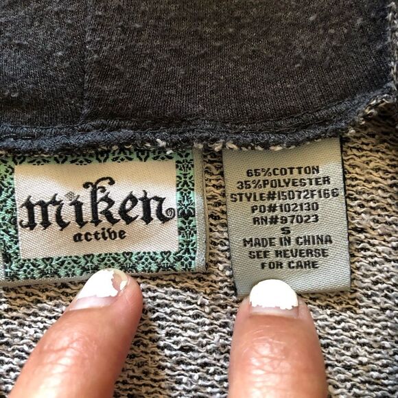 ⚡️ Miken Lightweight Hooded Sweatshirt ~ Size S ⚡️ - Picture 4 of 4
